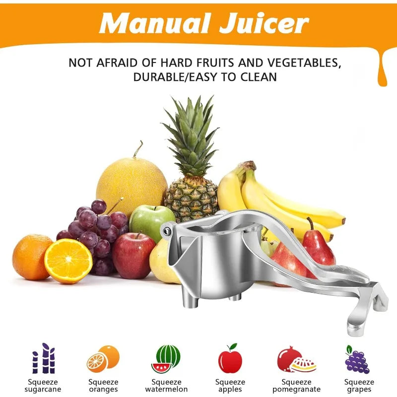 Manual Juicer Fruit Juice Squeezer Detachable VelnoraUSA