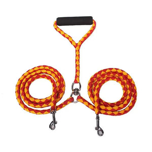 1 4M Pet Double Leash 2 Way VelnoraUSA