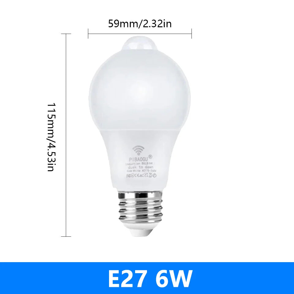 Led Pir Motion Sensor Led Bulb VelnoraUSA