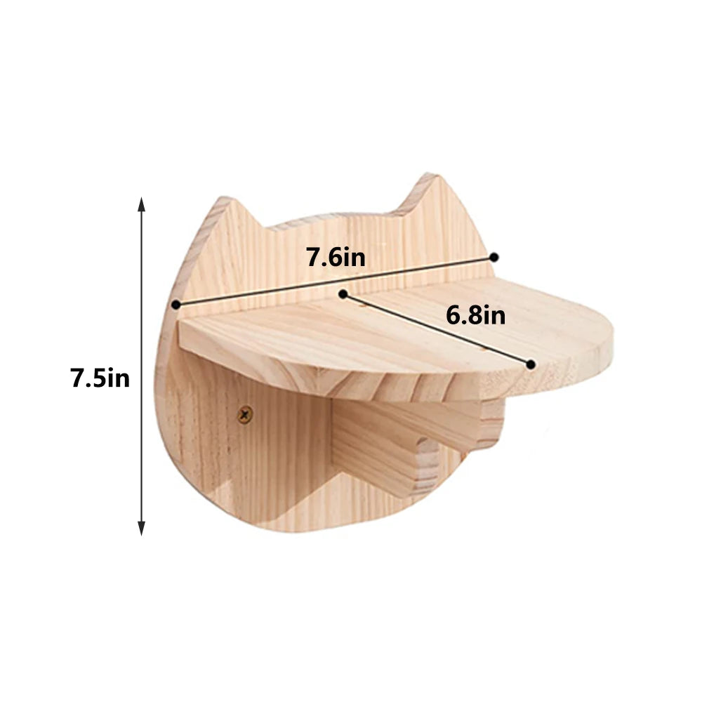 Cat Climbing Shelf Wall Mounted Four VelnoraUSA