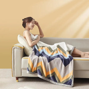 Soft Flannel Throw Blanket VelnoraUSA