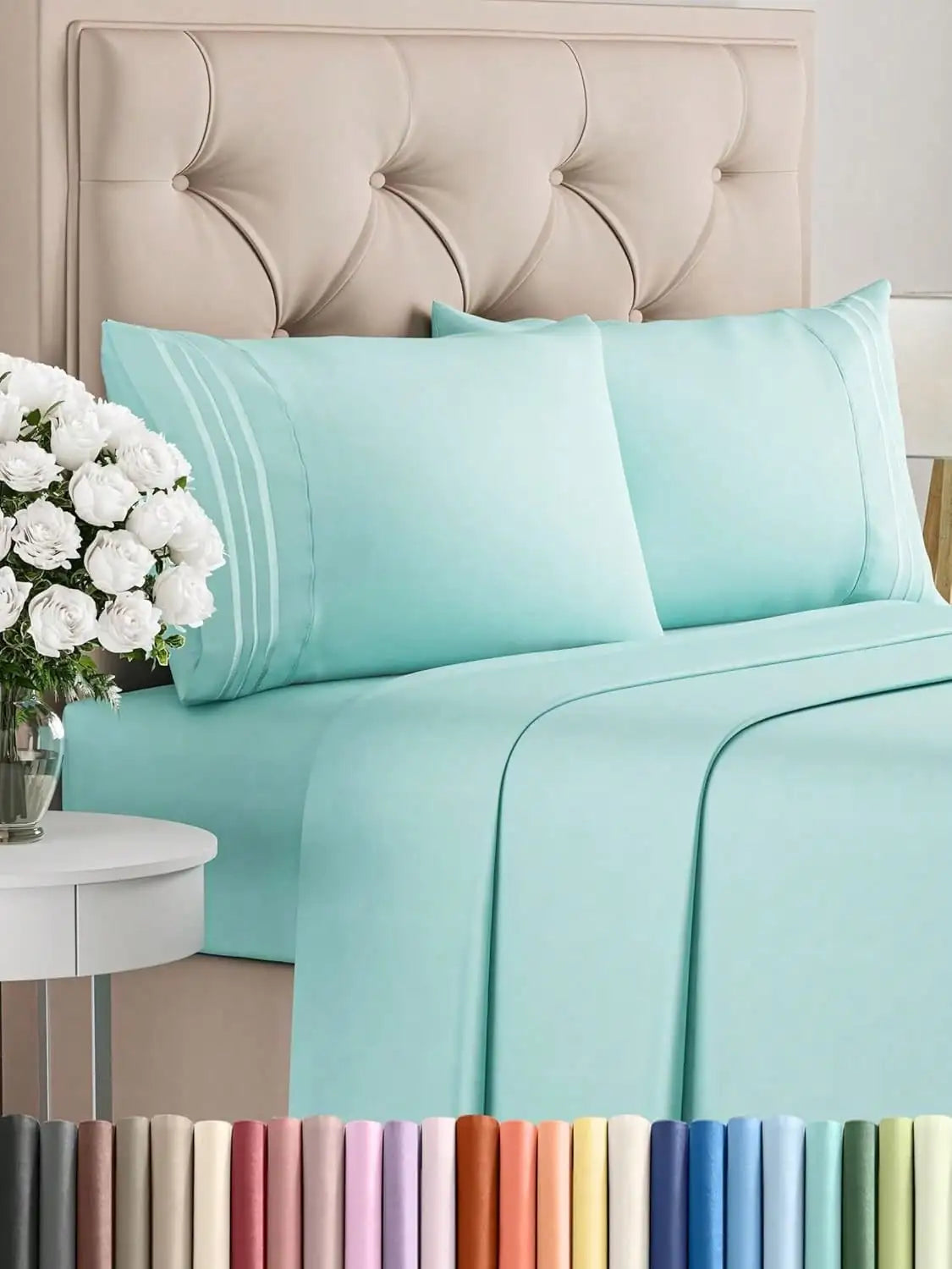 Luxury Embroidered Bedding Set VelnoraUSA