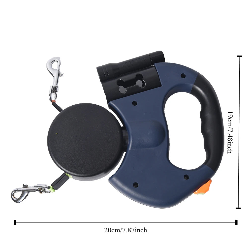 Automatic Retractable Two-End Pet Leash Dog VelnoraUSA