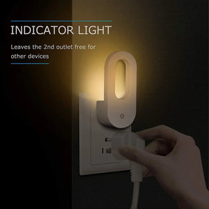 Eu/Us Plug Wall Night Light Socket VelnoraUSA