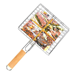 Folding BBQ Grill Basket VelnoraUSA