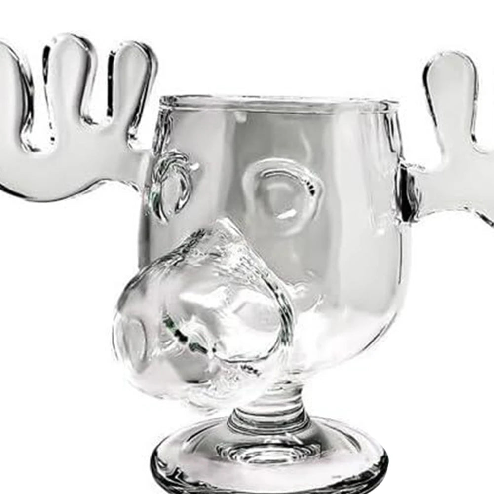 240Ml Glass Moose Mug Christmas Vacation VelnoraUSA