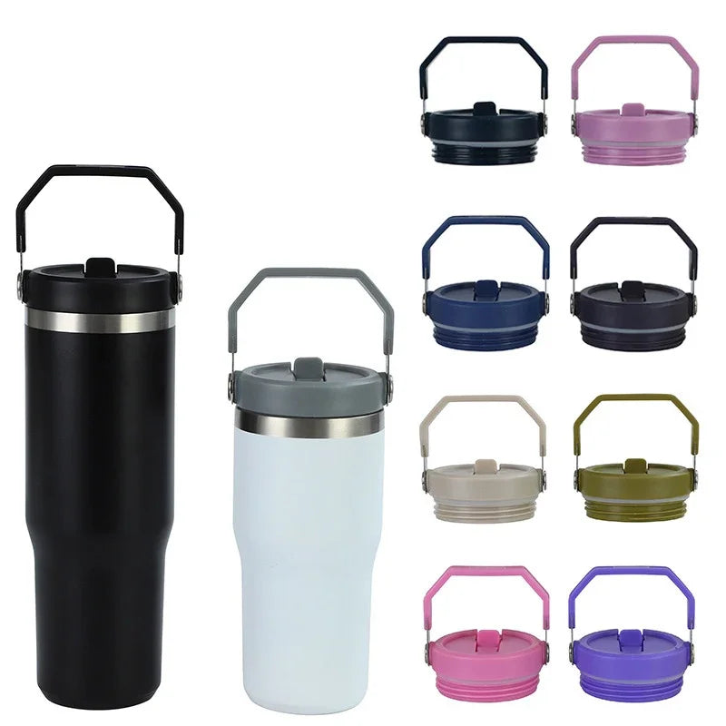 1Pc 30/20Oz Spill-Proof Cup Lid Straw VelnoraUSA