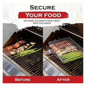 Folding BBQ Grill Basket VelnoraUSA
