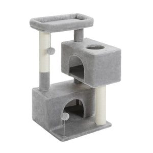 Small Cat Tree Cat Tower Natural VelnoraUSA