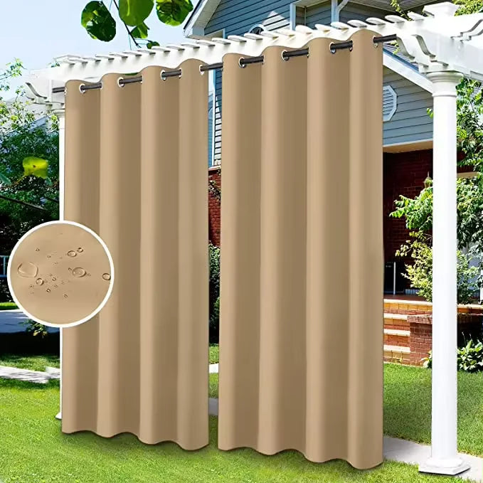 Outdoor Curtains Waterproof Garden Uvexterior Curtain VelnoraUSA