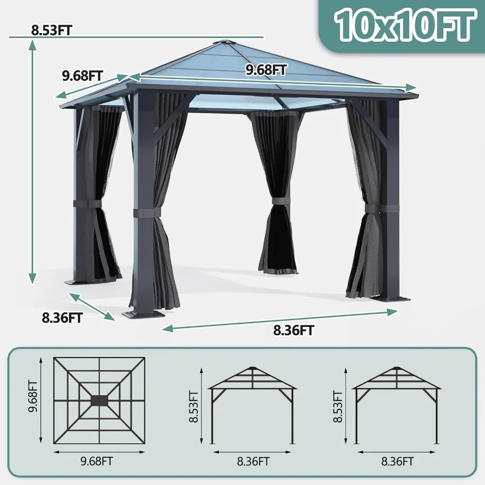 10x10 Hardtop Gazebo