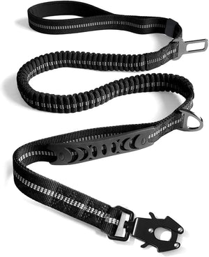 Reflective Dog Leash with Seatbelt