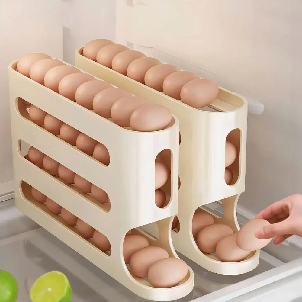 Rolling Refrigerator Egg Holder