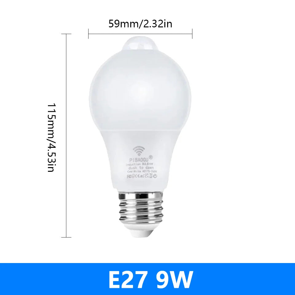 Led Pir Motion Sensor Led Bulb VelnoraUSA