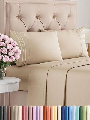 Luxury Embroidered Bedding Set VelnoraUSA
