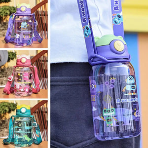 Cute Kids Water Bottle Straw Free VelnoraUSA