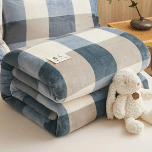 Soft Flannel Throw Blanket VelnoraUSA