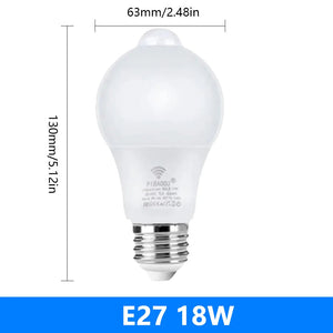 Led Pir Motion Sensor Led Bulb VelnoraUSA