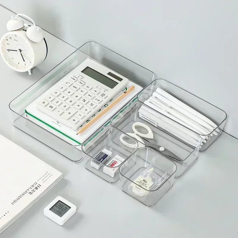 Clear Desktop Storage Organizer