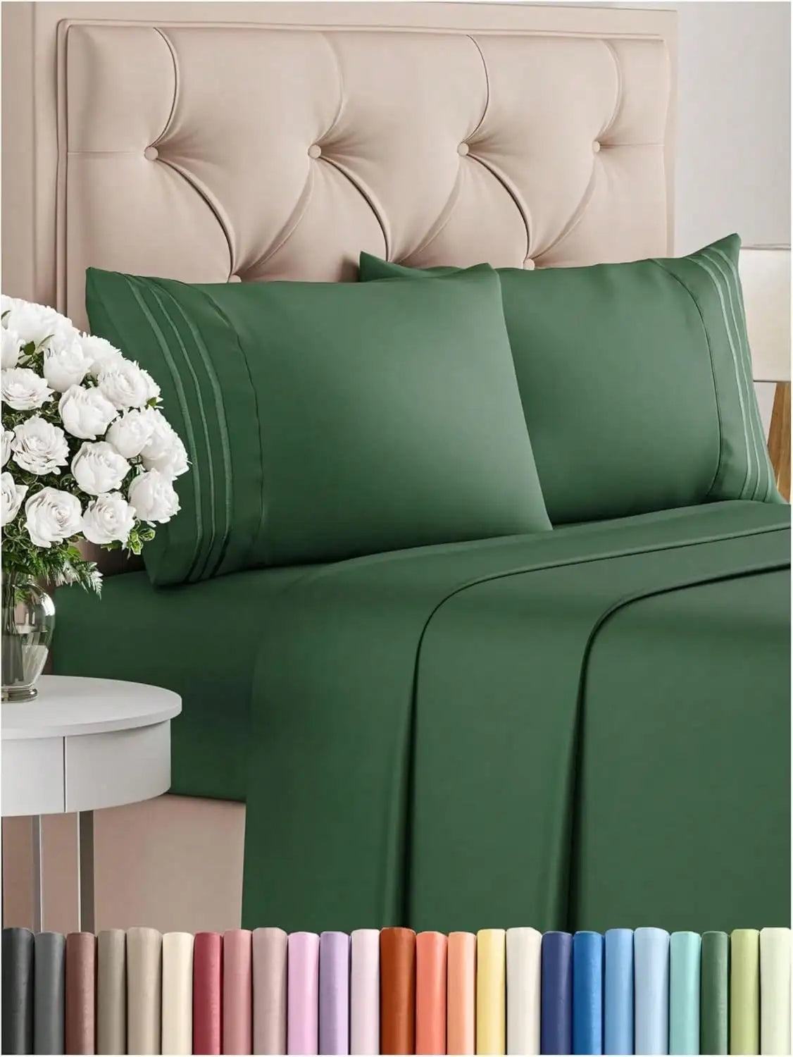 Luxury Embroidered Bedding Set VelnoraUSA