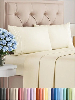 Luxury Embroidered Bedding Set VelnoraUSA