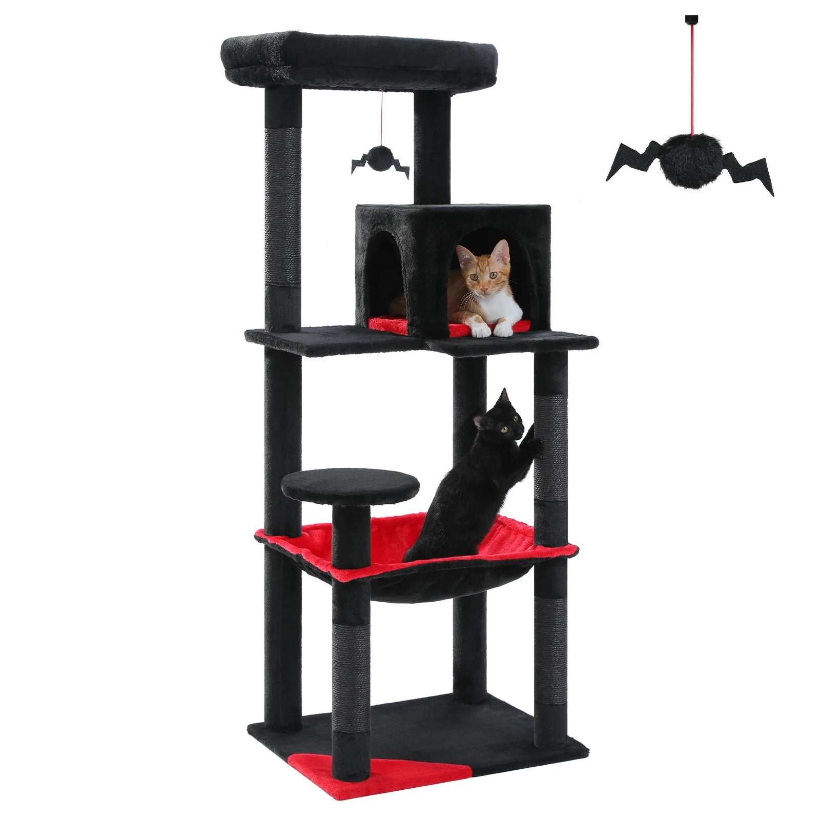 Gothic Cat Tree Indoor Cats Tall VelnoraUSA