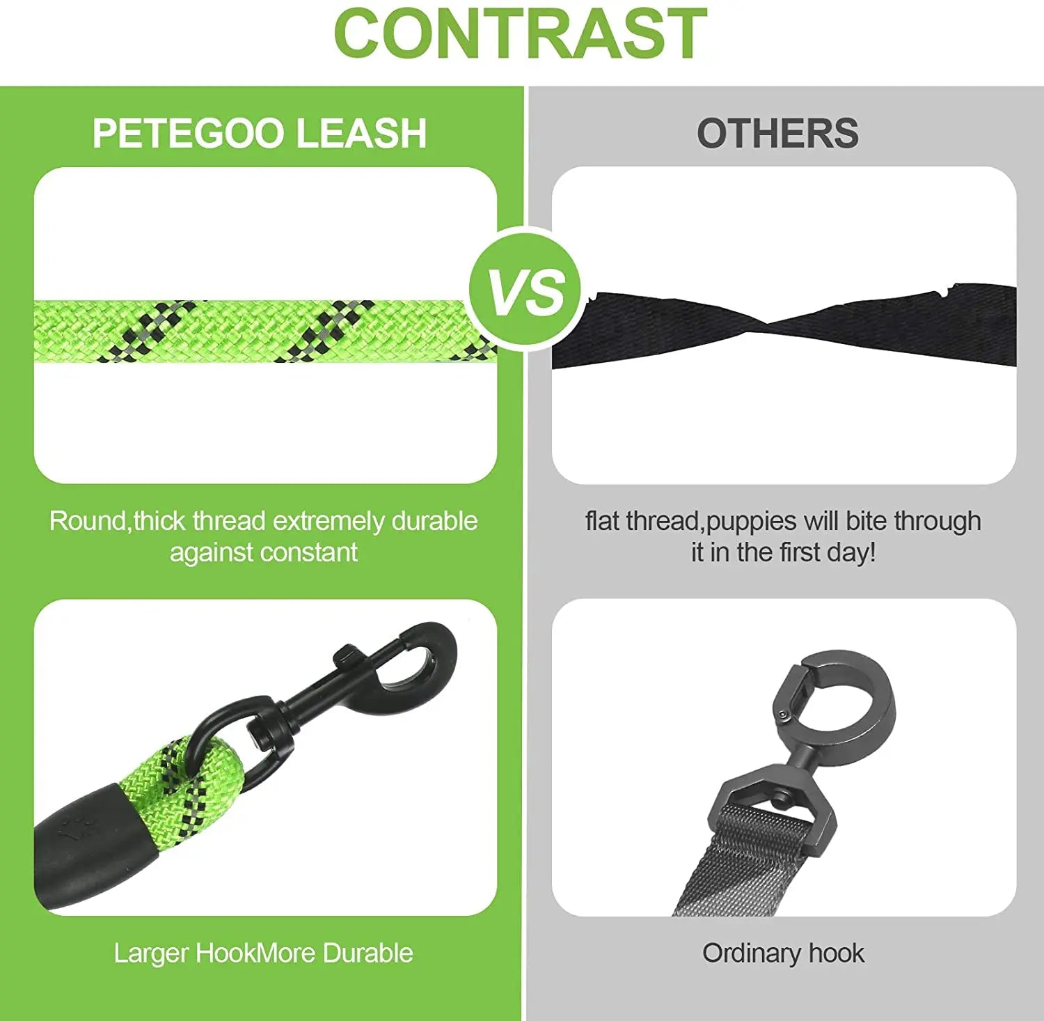 Pet Leash Reflective Strong Dog Leash VelnoraUSA
