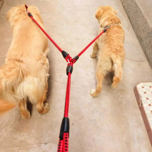 1 4M Pet Double Leash 2 Way VelnoraUSA
