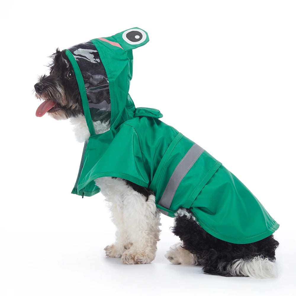 Fashionable Reflective Pet Dog Raincoat Cute VelnoraUSA