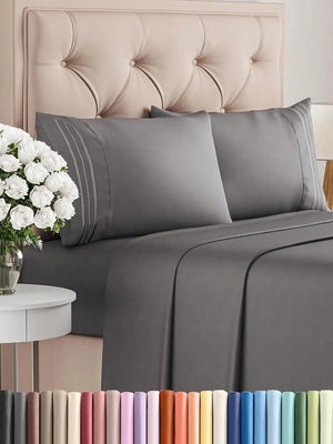 Luxury Embroidered Bedding Set VelnoraUSA