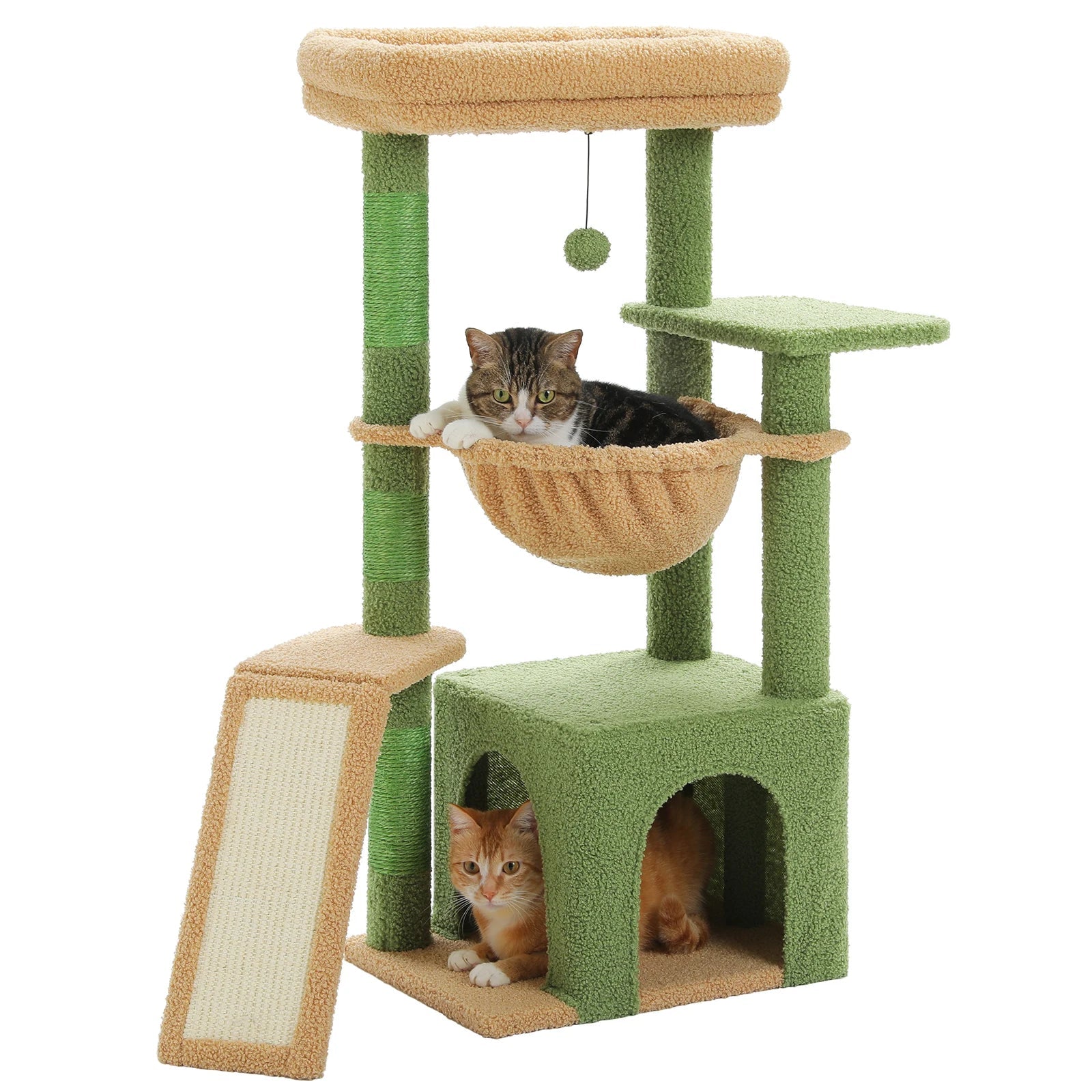 Small Cat Tree Cat Tower Natural VelnoraUSA