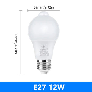 Led Pir Motion Sensor Led Bulb VelnoraUSA
