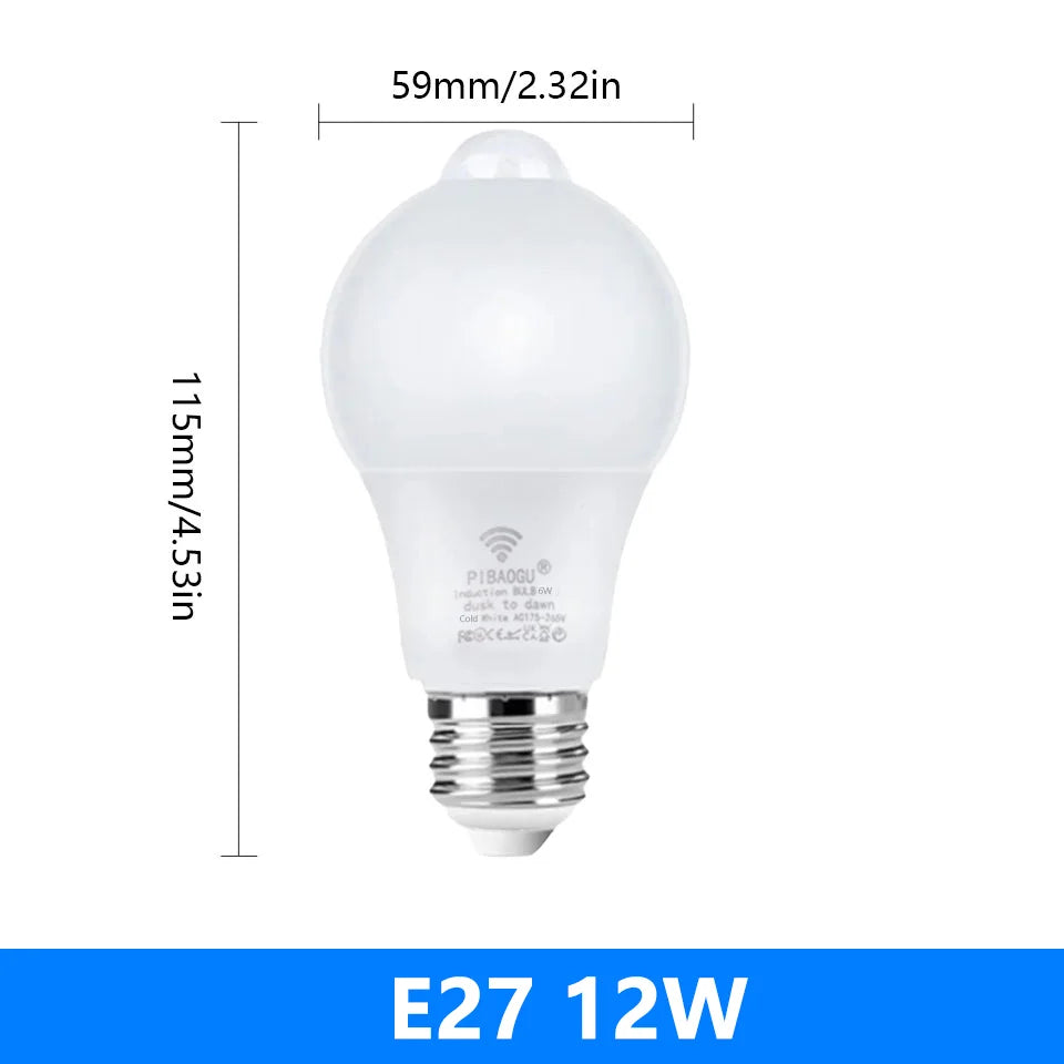 Led Pir Motion Sensor Led Bulb VelnoraUSA