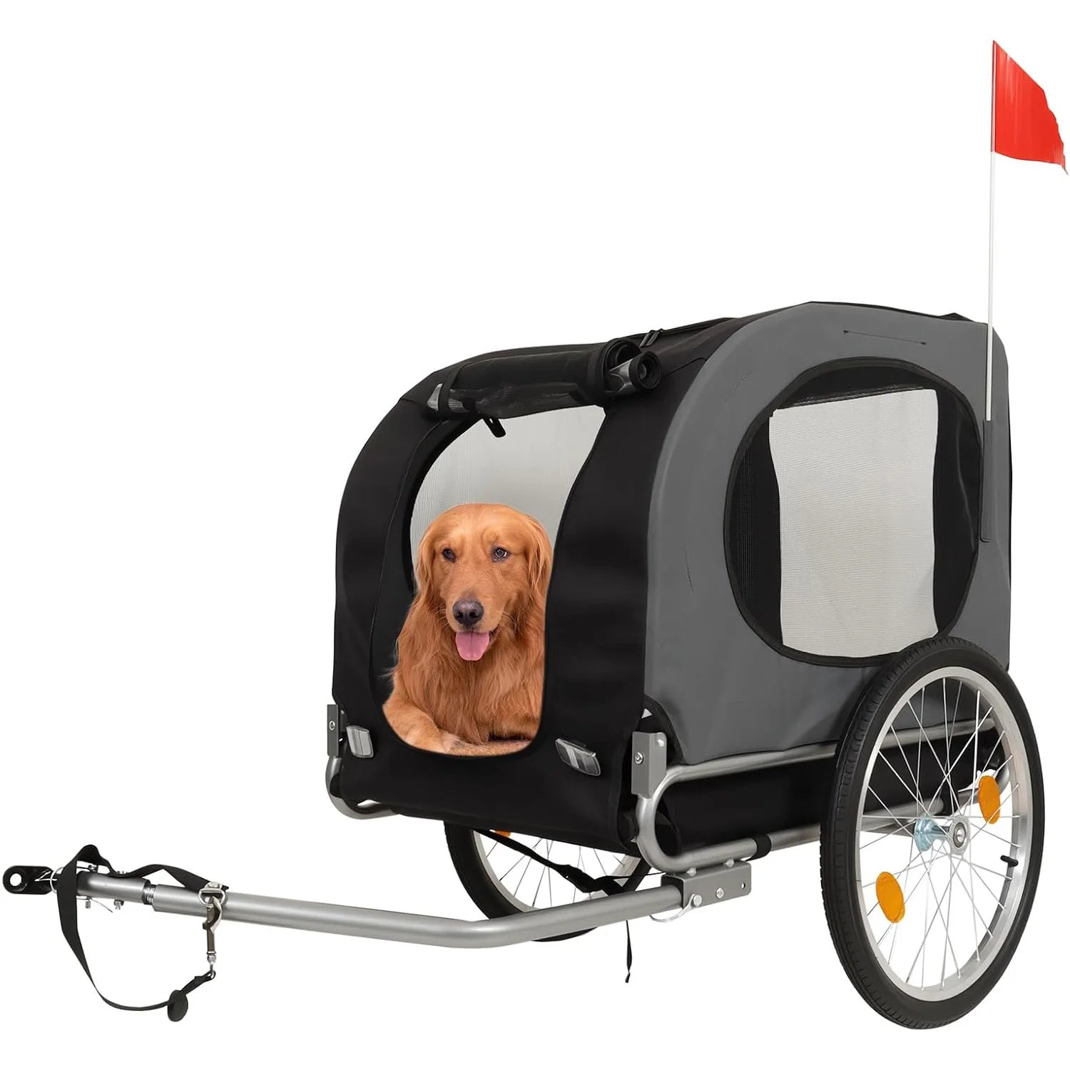 Folding Dog Bike Trailer