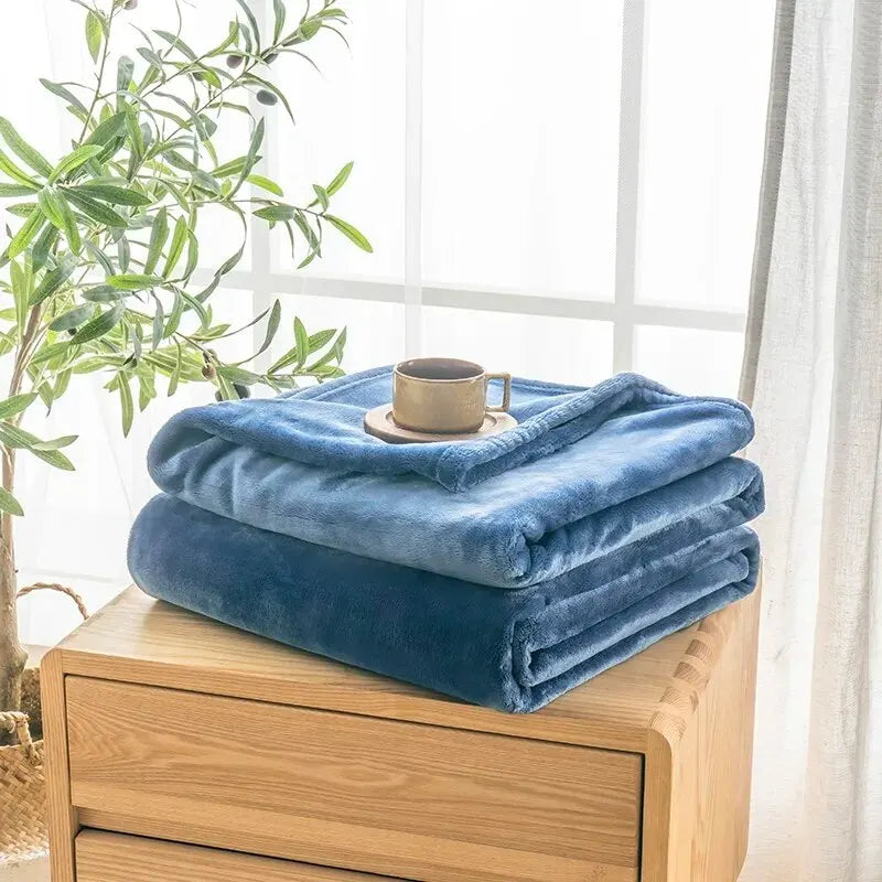 Soft Flannel Throw Blanket VelnoraUSA