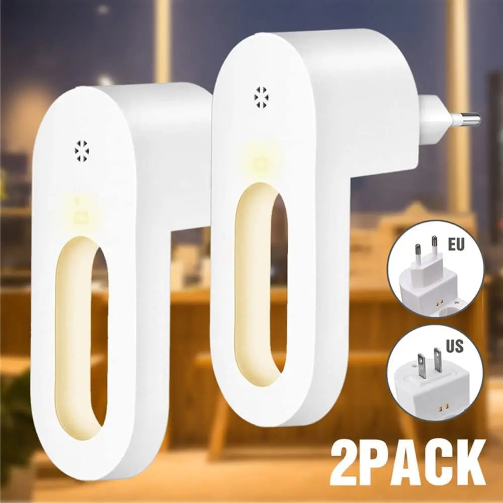 Eu/Us Plug Wall Night Light Socket VelnoraUSA