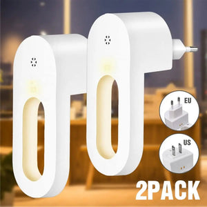 Eu/Us Plug Wall Night Light Socket VelnoraUSA