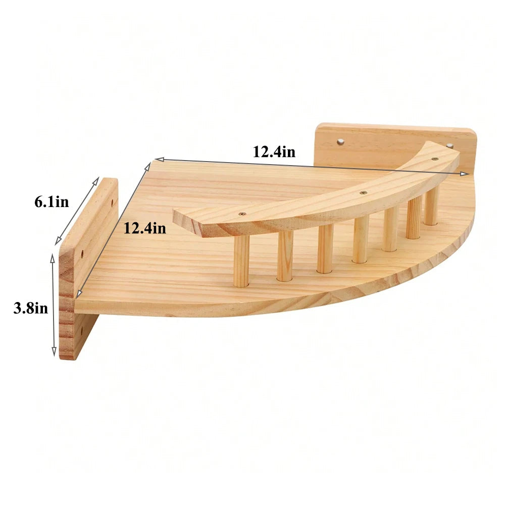 Cat Climbing Shelf Wall Mounted Four VelnoraUSA