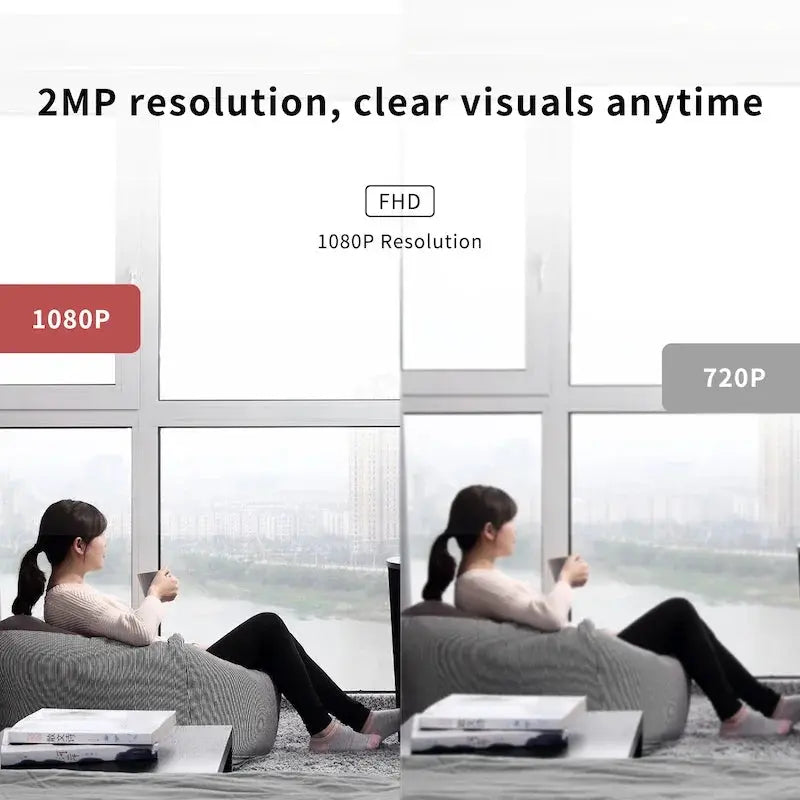 2Pc Ease Life App Security Camera VelnoraUSA