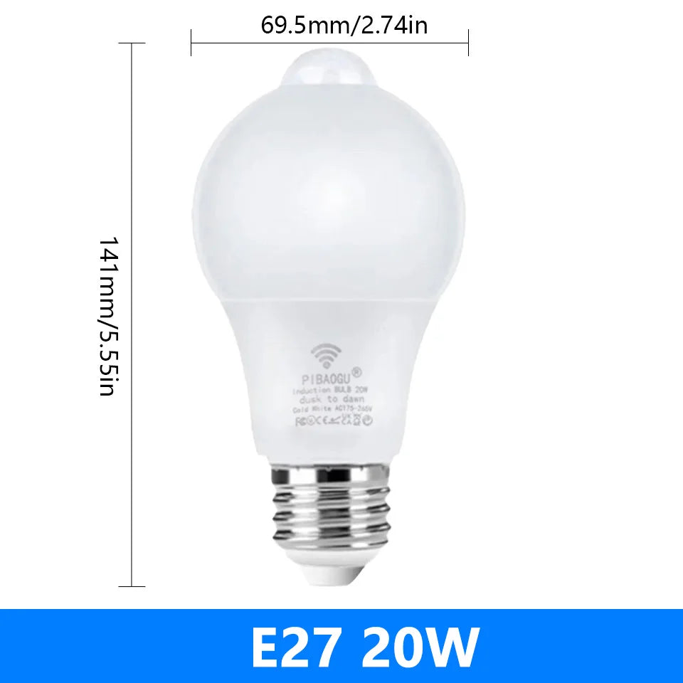 Led Pir Motion Sensor Led Bulb VelnoraUSA