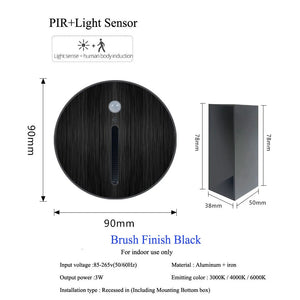 Pir Sensor Wall Lamp Embedded Step VelnoraUSA