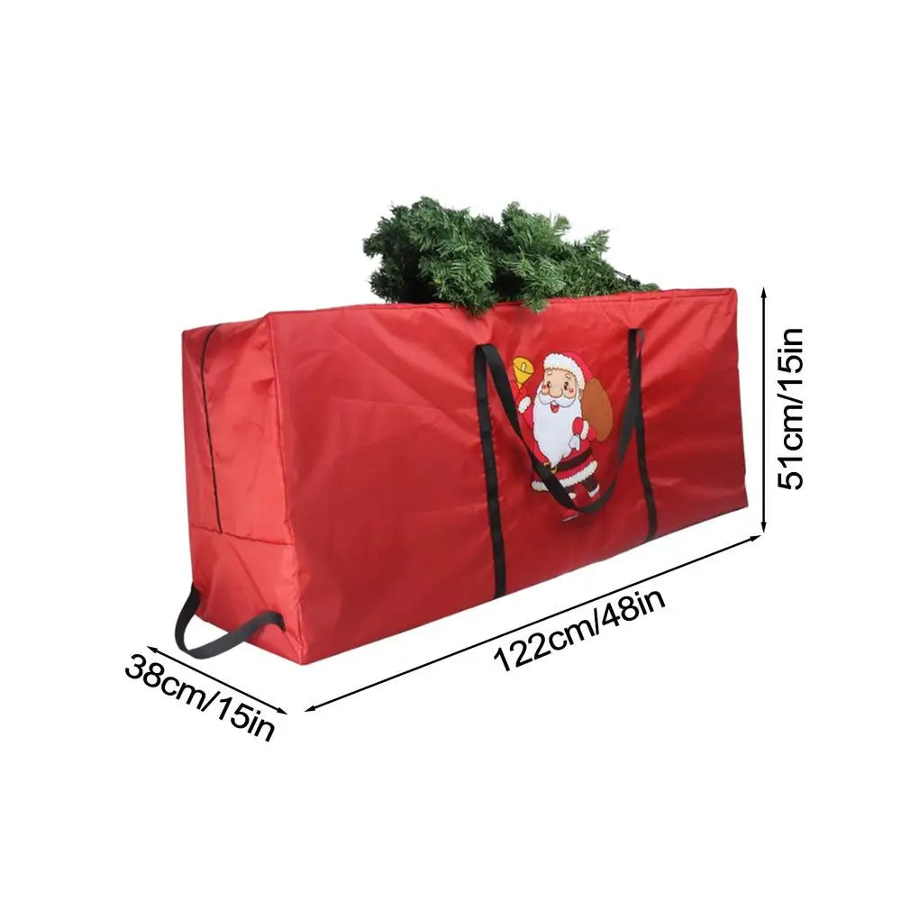Foldable christmas tree bag 210 cm 180cm Waterproof christmas tree storage VelnoraUSA