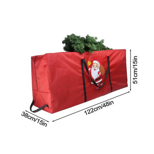 Foldable christmas tree bag 210 cm 180cm Waterproof christmas tree storage VelnoraUSA