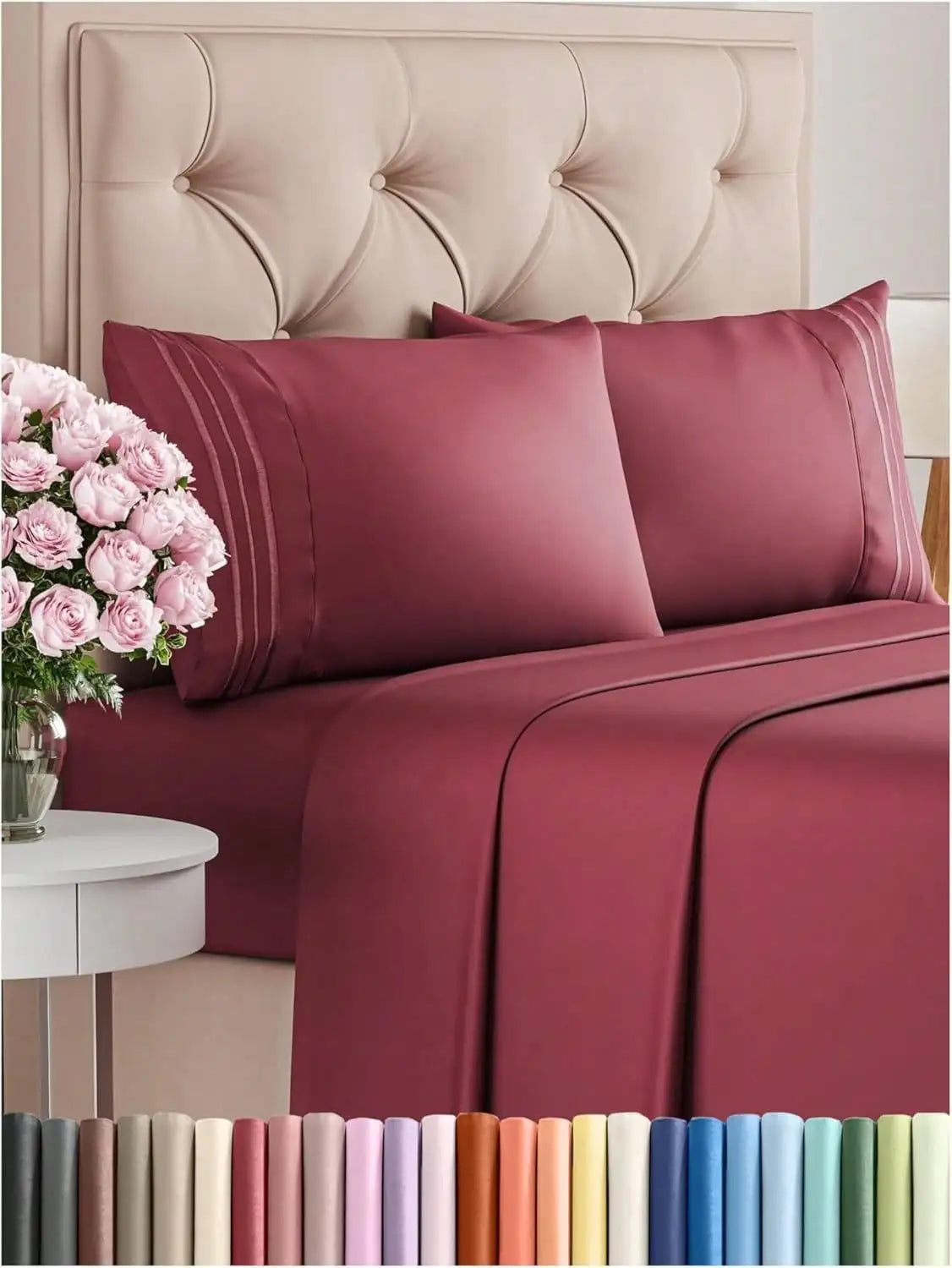 Luxury Embroidered Bedding Set VelnoraUSA