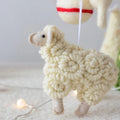 Felt Sheep Christmas Tree Ornament