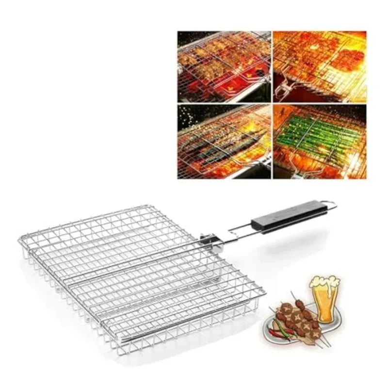 Folding Bbq Grill Basket